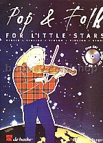 Pop & Folk For Little Stars violin (Book & CD) 