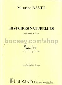 Histoires naturelles - voice & piano