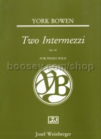 Intermezzi (2) for piano