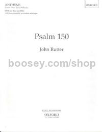 Psalm 150 Rutter SATB/organ 