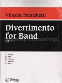 Divertimento For Band Set Of Parts