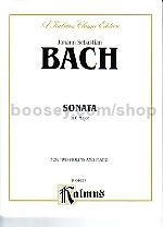 Bach Sonata c 2 Violins & Piano   