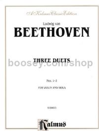 Duets (3) violin & Viola        