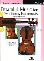 Beautiful Music For Two String Insts vol.1 Pno Acc