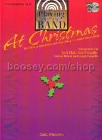 Playing With The Band At Christmas Alto Sax (Book & CD) 