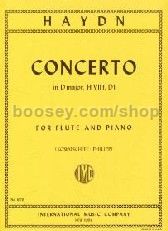 Concerto In D Flute & Piano
