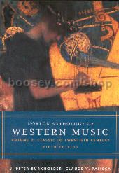 Norton Anthology of Western Music vol.2