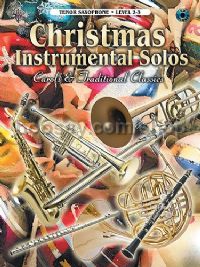 Christmas Instrumental Solos Tenor Sax (Book & CD)
