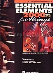 Essential Elements 2000 for Strings: Book 1 - Piano Accompaniment
