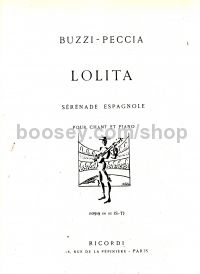 Peccia Lolita (Serenade Espagnole) (Voice & Piano)