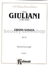Giuliani Grand Sonata Op. 25 Vn/gtr 