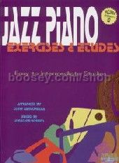 Jazz Piano Exercises & Etudes Easy-Int (Book & CD)