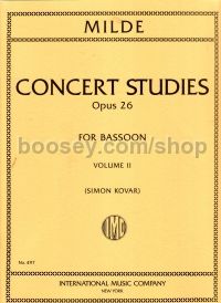 Concert Studies op. 26, Vol. 2 for Bassoon