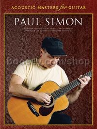 Paul Simon Acoustic Masters For Guitar (Guitar Tablature)