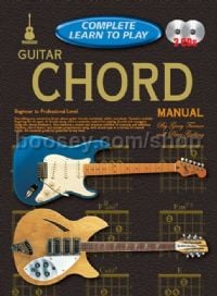 Complete Learn To Play Guitar Chord Manual + CDs