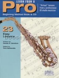 Learn From A Pro Alto Sax (Book & CD) 