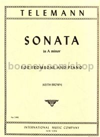Sonata A minor trombone & Piano