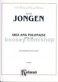 Aria & Polonaise Op 128 or trombone & piano
