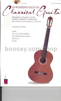 60 Progressive Solos for Classical Guitar (Book & CD) 