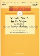 SONATA Op. 120 No.2 Eb Cl/Piano CD Solo series