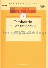 TAMBOURIN Clarinet CD Solo series