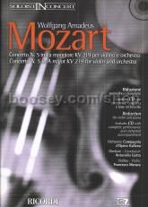 Concerto for Violin No.5 in A Major, K 219 (Violin & Piano) (Book & CD)