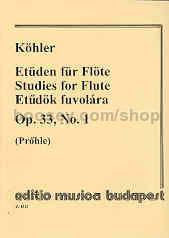 Studies for Flute Op. 33 vol.1