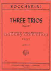 3 Trios Op. 38 for String Trio (Violin, Viola & Cello) Set of Parts