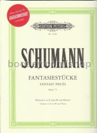 Fantasy Pieces Op. 73 Cl/Piano (Book & CD)