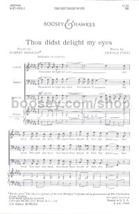 Thou Didst Delight My Eyes, Op. 32 TBB