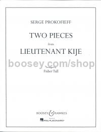 2 Pieces Fr Lieutenant Kije (Brass & Percussion score & parts)
