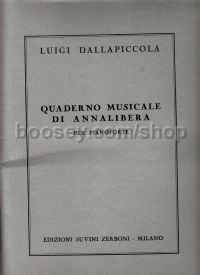 Quaderno Musicale di Annalibera - piano
