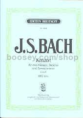 Violin Concerto in D minor BWV 1043 - 2 violins, piano