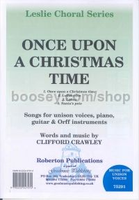 Once Upon A Christmas Time Unison