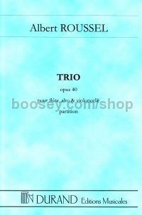 Trio Op. 40 For Flute, Viola And Cello