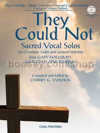 They Could Not Sacred Vocal Solos Book & CD