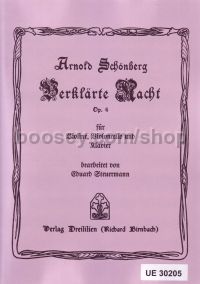 Verklärte Nacht op. 4 for violin, cello & piano (score & parts)