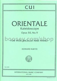 Orientale - Kaleidoscope Op. 50 No. 9 for cello & piano