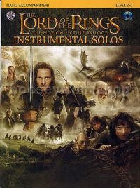 Lord Of The Rings Trilogy Solos Piano Acc (Book & CD)