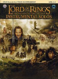 Lord Of The Rings Trilogy Solos Cello (Book & CD) 