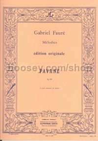 Pavane Op. 50 Vocal Score