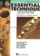 Essential Technique 2000 Book 3 Bass Clarinet (Book & CD)