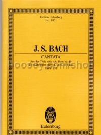 Cantata "Aus der Tiefe rufe ich", BWV 131 (Four Soli, SATB & Orchestra) (Study Score)