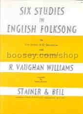 Studies (6) in English Folksong (arr. cor anglais/Eb sax & string orchestra) score & parts