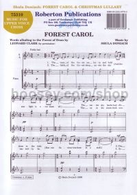 Forest Carol / Christmas Lullaby 2 Part