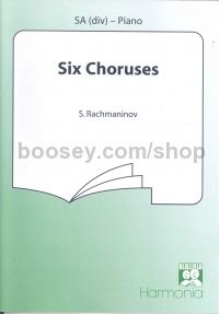 Choruses (6) Op. 15 for women/children's voices & piano