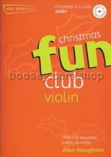 Christmas Fun Club Violin Grade 0-1 (Book & CD) 