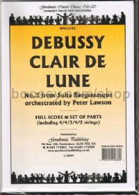 Clair de Lune (Suite Bergamasque no3) (Score & Parts)