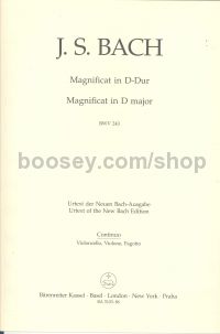 Magnificat In D, BWV 243 (Cello/Double Bass Part)