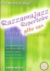 Razzamajazz Repertoire Alto Sax Watts Book & CD 